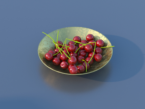 Fruit plate cherries cherries fruit