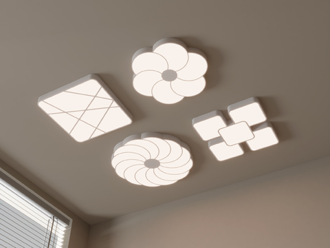 Creative ceiling lamp bedroom lamp