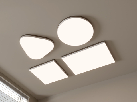 Bedroom lamp Geometric ceiling lamp