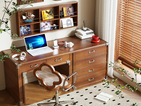 Mid-century Style Desk Writing Desk