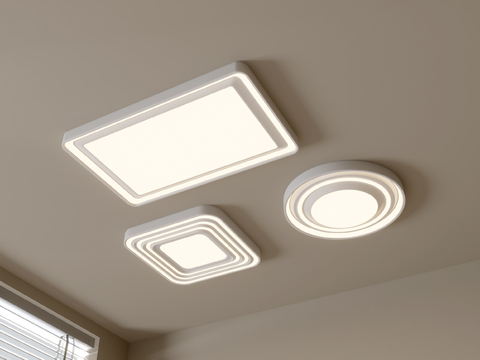 Modern geometric ceiling lamp