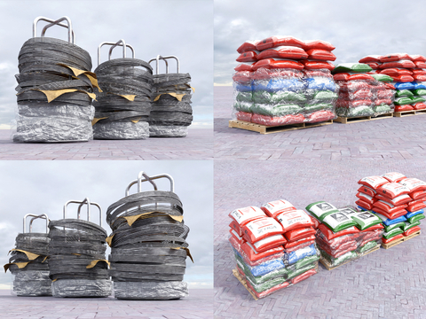 Site Materials Cement Cement Bag Reinforced Steel