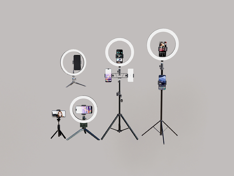 Live broadcast equipment, photographic equipment, mobile phone holder