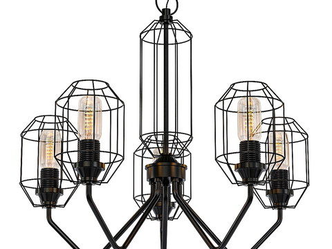 Industrial wind chandelier hall chandelier