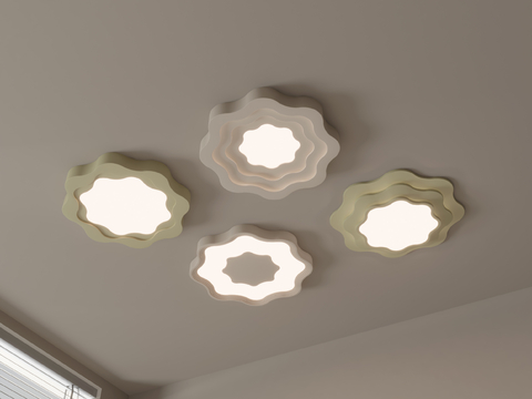 Creative ceiling lamp bedroom lamp