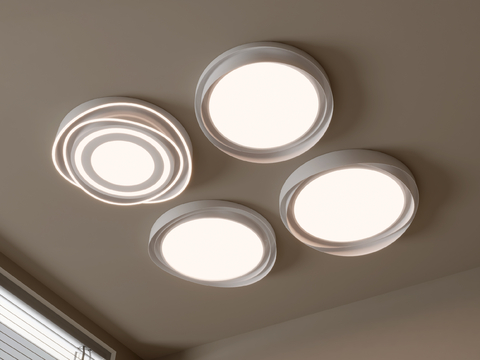 Modern geometric ceiling lamp