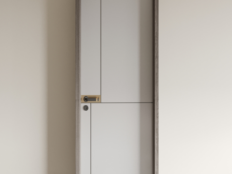 Bedroom door single door swing door