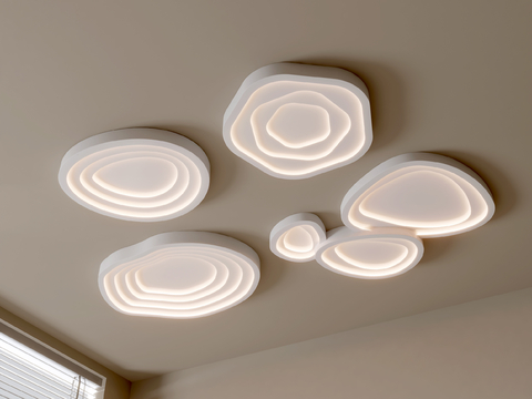 Modern geometric ceiling lamp