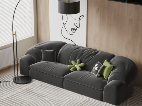 Minotti multi-person sofa