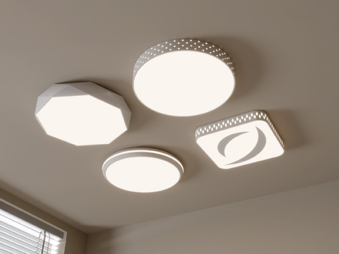 Modern geometric ceiling lamp