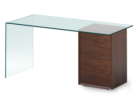 Nordic Glass Desk Writing Desk