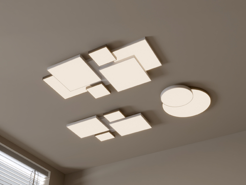 Modern geometric ceiling lamp