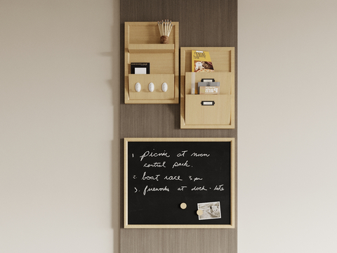 Notes board blackboard wall decoration pendant