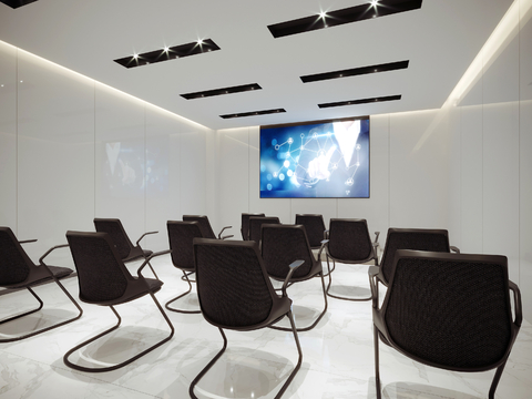 Modern multi-functional conference room customer lecture hall