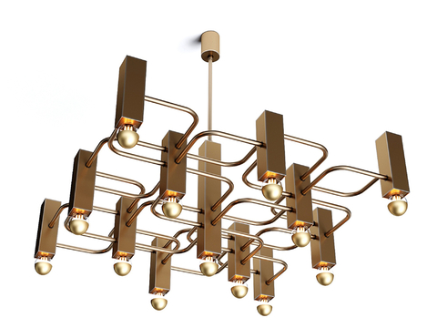 Affordable Luxury Style Lobby Chandelier