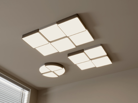 Modern geometric ceiling lamp