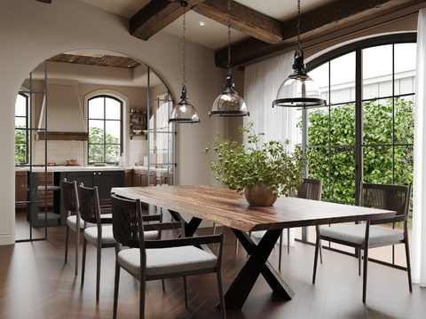 Mid-century Style DiningRoom