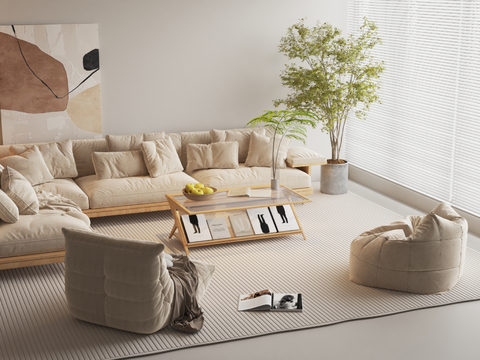 Cream style sofa Sectional Sofa corner sofa