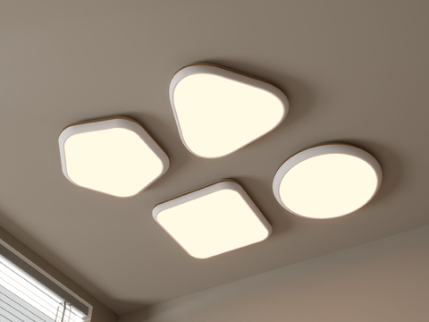 Modern geometric ceiling lamp