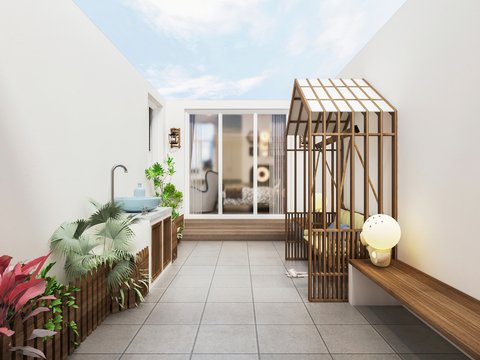 Modern Balcony Garden