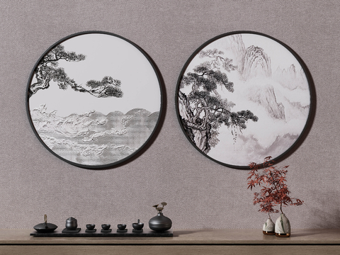 New Chinese Decorative Painting Landscape Painting Hanging Painting