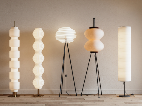 Cream Style floor lamp spherical floor lamp