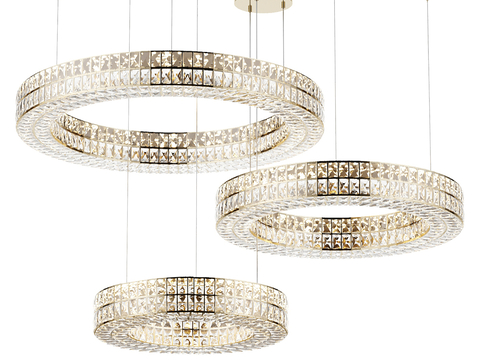 Affordable Luxury Style Ring Chandelier