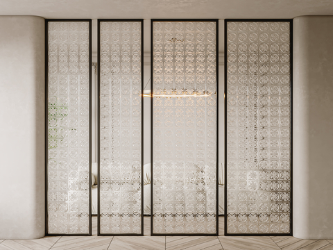 Glass partition