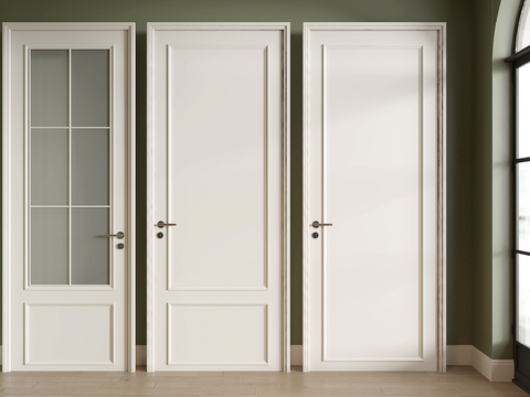 Cream Style interior door single door bathroom door