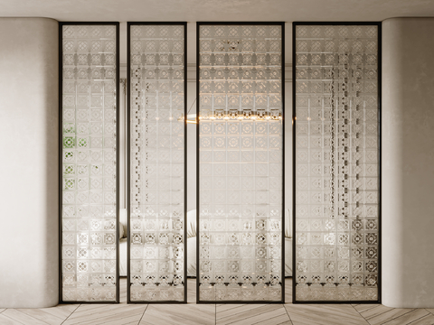 Glass partition