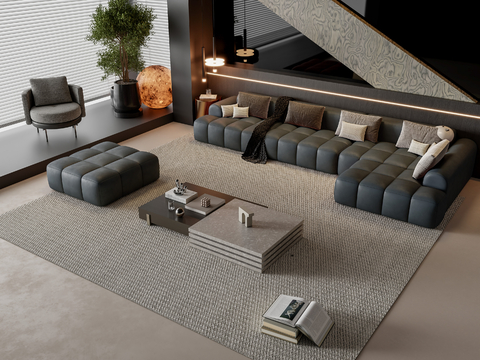 Italian-style Sectional Sofa corner sofa