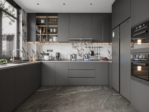 Gray Style Kitchen