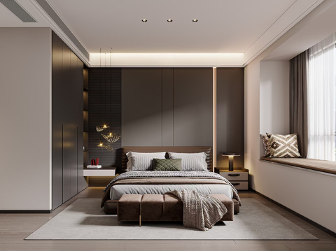 Italian Affordable Luxury Style Bedroom Master Bedroom