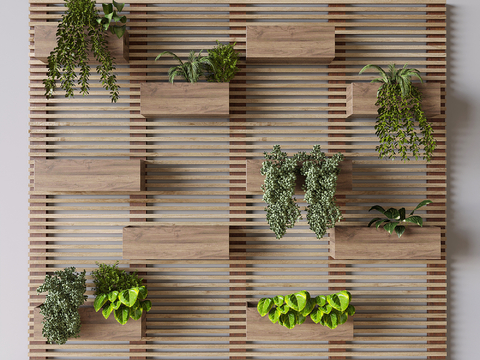 Modern Green Plant Wall