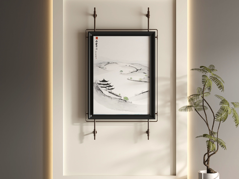 New Chinese Decorative Painting Zen Hanging Painting Ink Painting