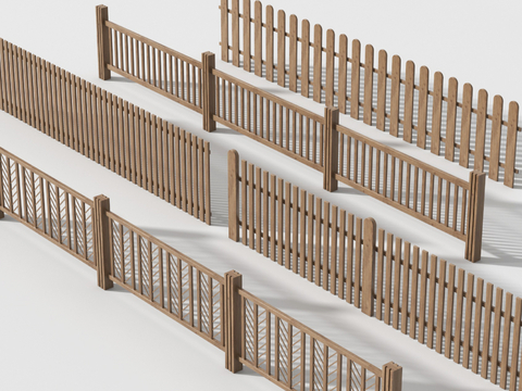 New Chinese Wooden Fence Railing Fence Wooden Fence