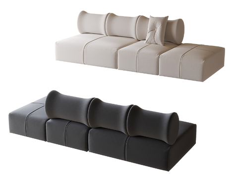 Modern Living Room Sofa Multi-Person Sofa