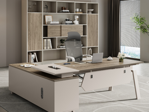 Modern desk desk manager desk filing cabinet