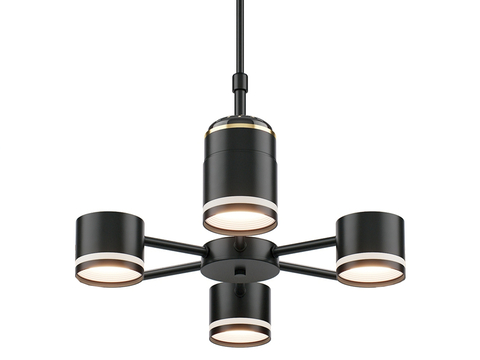 Modern multi-head chandelier