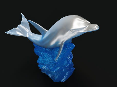 Dolphin Sculpture Art Ornaments