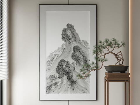 New Chinese Decorative Painting Mountain Painting Hanging Painting