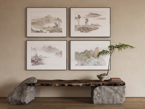 New Chinese Landscape Painting Decorative Painting