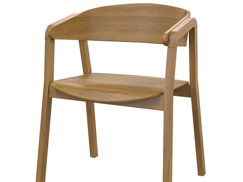 Nordic Simple Chair Wooden Chair Chair