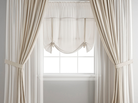 Modern Curtain Window Screen