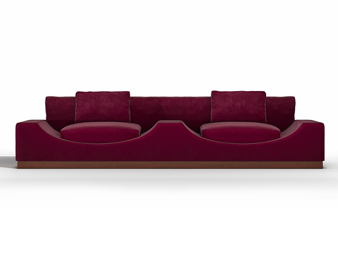 Modern double sofa sofa