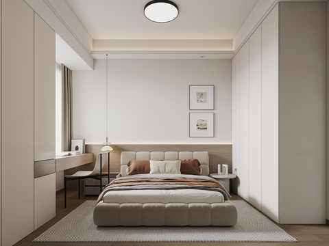 Modern Minimalist Bedroom Second Bedroom