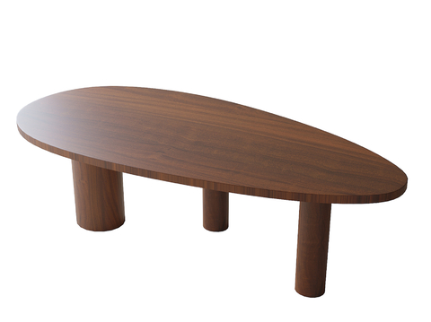 Modern Oval Coffee Table