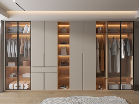 Modern wardrobe whole wall wardrobe custom cabinet