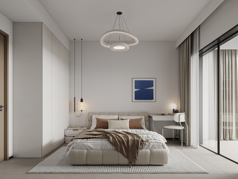 Modern Minimalist Bedroom Second Bedroom