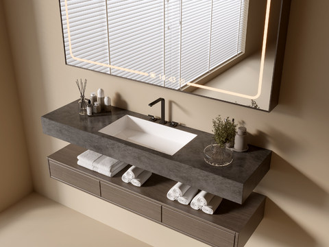 Modern Hanging Basin Wash Sink